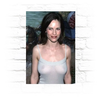 Hilary Swank Metal Wall Art