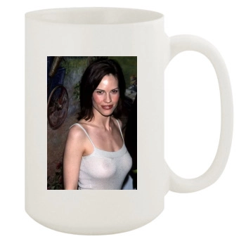 Hilary Swank 15oz White Mug