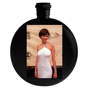 Hilary Swank Round Flask