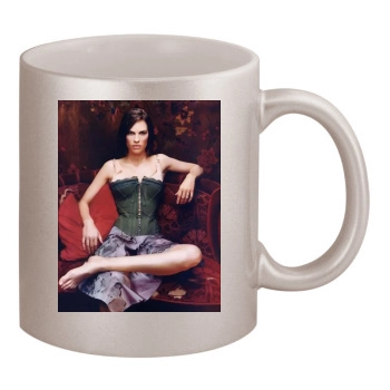 Hilary Swank 11oz Metallic Silver Mug