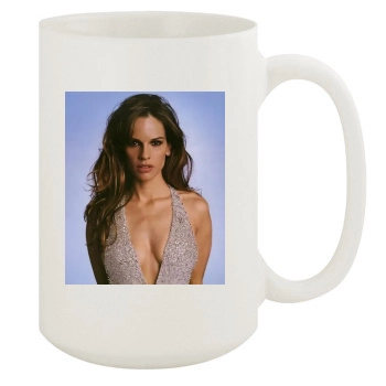 Hilary Swank 15oz White Mug