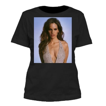 Hilary Swank Women's Cut T-Shirt