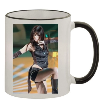 Holly Valance 11oz Colored Rim & Handle Mug