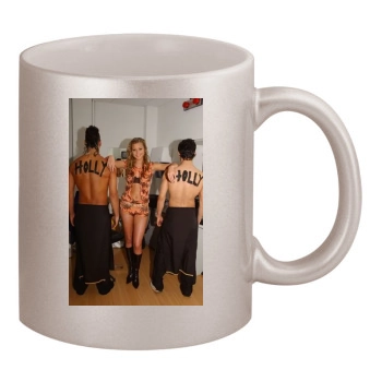 Holly Valance 11oz Metallic Silver Mug