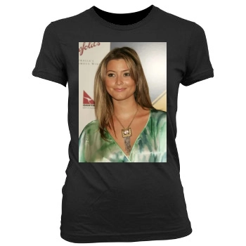 Holly Valance Women's Junior Cut Crewneck T-Shirt