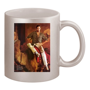 Hugh Jackman 11oz Metallic Silver Mug