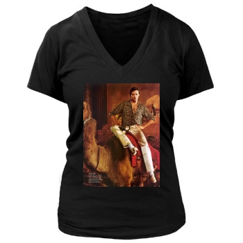 Hugh Jackman Women's Deep V-Neck TShirt