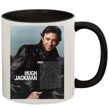 Hugh Jackman 11oz Colored Inner & Handle Mug