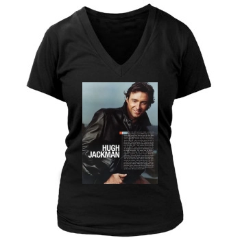 Hugh Jackman Women's Deep V-Neck TShirt