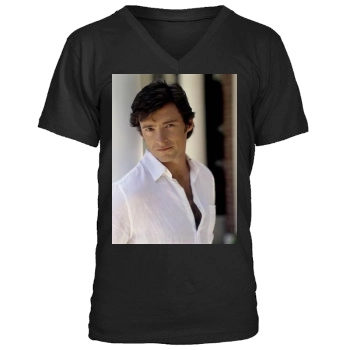 Hugh Jackman Men's V-Neck T-Shirt