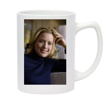 Tea Leoni 14oz White Statesman Mug