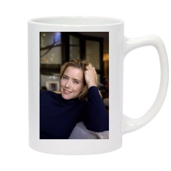 Tea Leoni 14oz White Statesman Mug