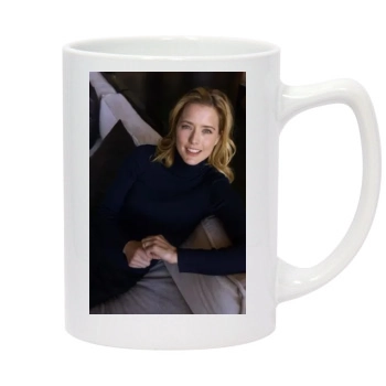 Tea Leoni 14oz White Statesman Mug