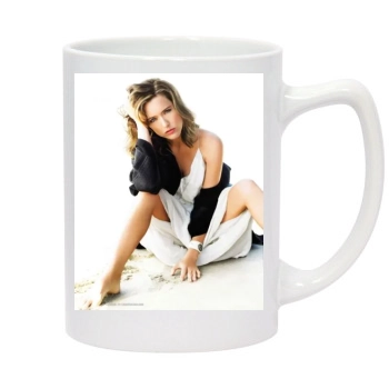 Tea Leoni 14oz White Statesman Mug