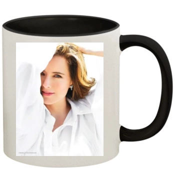 Tea Leoni 11oz Colored Inner & Handle Mug