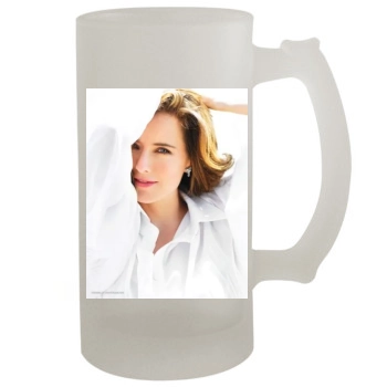 Tea Leoni 16oz Frosted Beer Stein