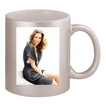 Tea Leoni 11oz Metallic Silver Mug