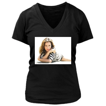 Tea Leoni Women's Deep V-Neck TShirt