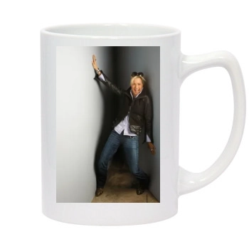 Tea Leoni 14oz White Statesman Mug