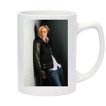 Tea Leoni 14oz White Statesman Mug