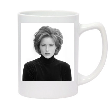 Tea Leoni 14oz White Statesman Mug