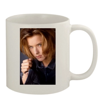 Tea Leoni 11oz White Mug