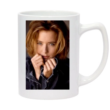 Tea Leoni 14oz White Statesman Mug