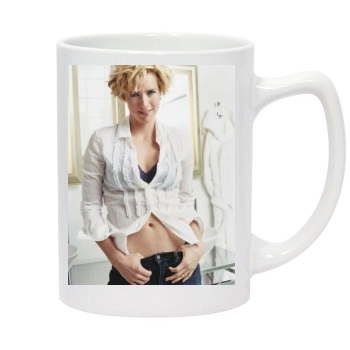 Tea Leoni 14oz White Statesman Mug