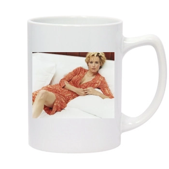 Tea Leoni 14oz White Statesman Mug