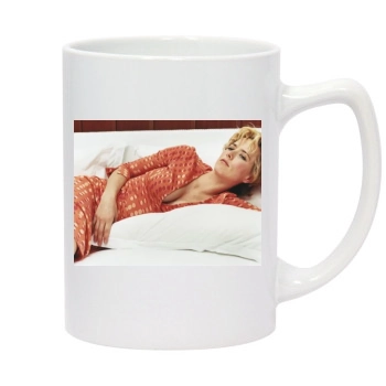 Tea Leoni 14oz White Statesman Mug