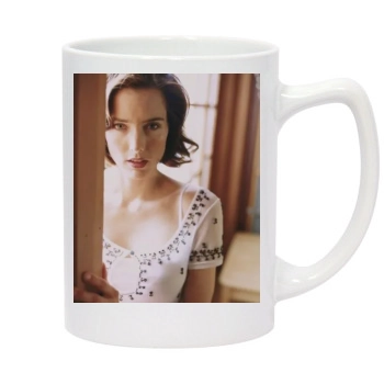 Tea Leoni 14oz White Statesman Mug