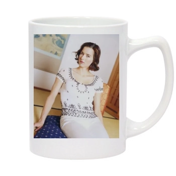 Tea Leoni 14oz White Statesman Mug