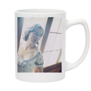 Tea Leoni 14oz White Statesman Mug