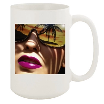 Thalia 15oz White Mug