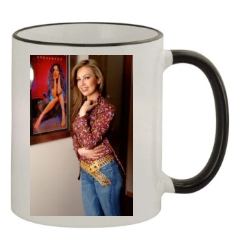 Thalia 11oz Colored Rim & Handle Mug