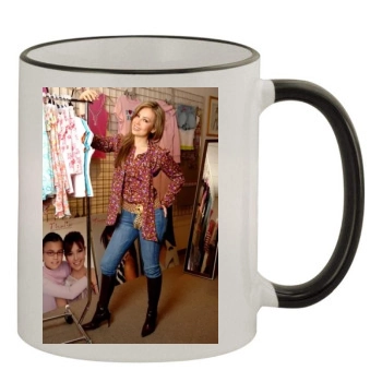 Thalia 11oz Colored Rim & Handle Mug