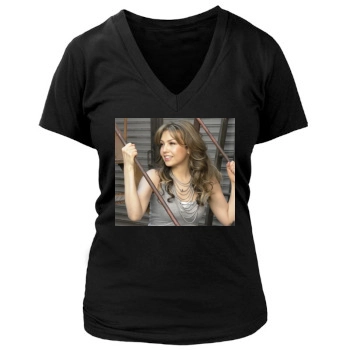 Thalia Women's Deep V-Neck TShirt