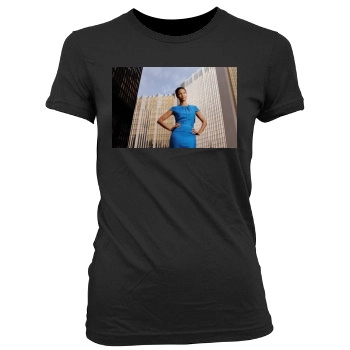 Thandie Newton Women's Junior Cut Crewneck T-Shirt