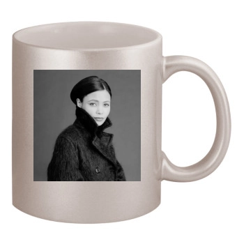 Thandie Newton 11oz Metallic Silver Mug