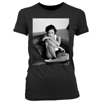 Thandie Newton Women's Junior Cut Crewneck T-Shirt