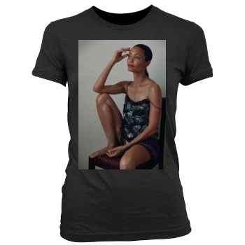 Thandie Newton Women's Junior Cut Crewneck T-Shirt