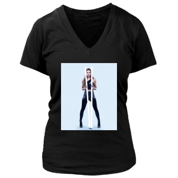 The Saturdays Women's Deep V-Neck TShirt