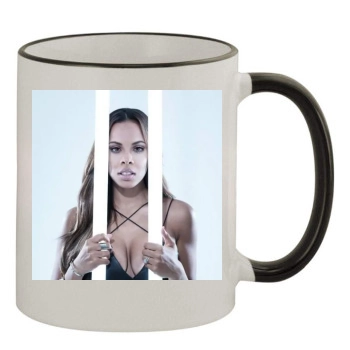 The Saturdays 11oz Colored Rim & Handle Mug