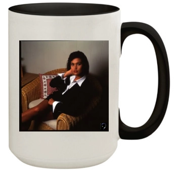 Tia Carrere 15oz Colored Inner & Handle Mug