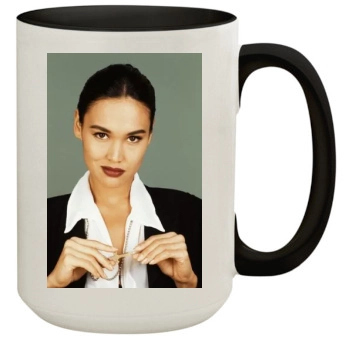 Tia Carrere 15oz Colored Inner & Handle Mug