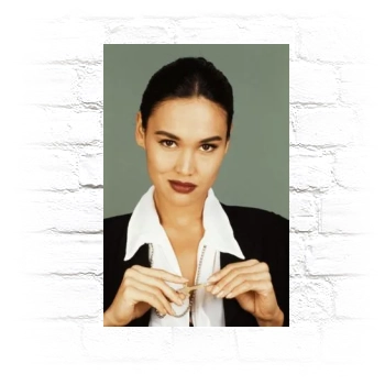 Tia Carrere Metal Wall Art