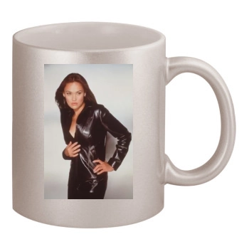 Tia Carrere 11oz Metallic Silver Mug