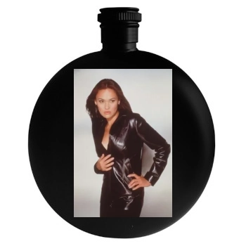 Tia Carrere Round Flask