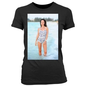 Tammin Sursok Women's Junior Cut Crewneck T-Shirt