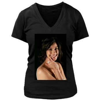 Teri Hatcher Women's Deep V-Neck TShirt